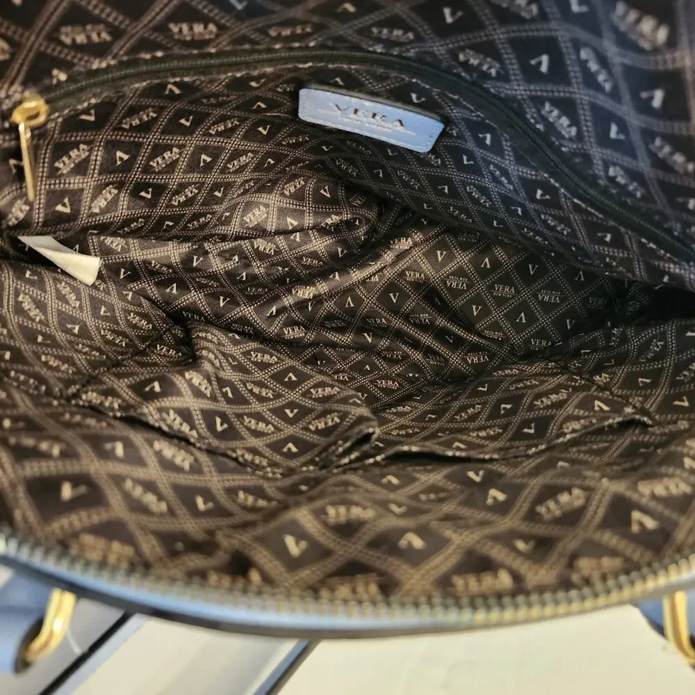 NWT Vera New York Satchel Crossbody Bag Style Dahlia 15.5 W 9.5